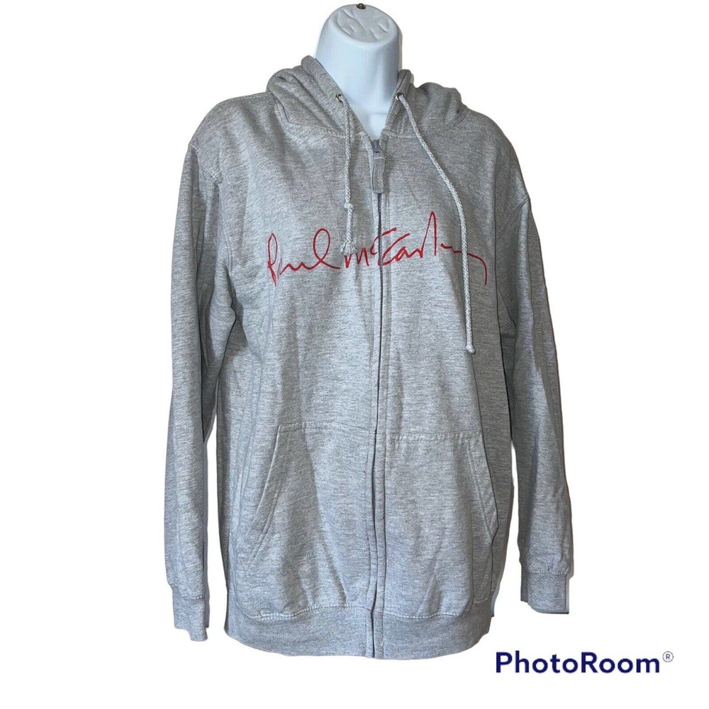Paul McCartney Tour Hoodie 2018-19 Freshen Up Tour Gray Woman Size M